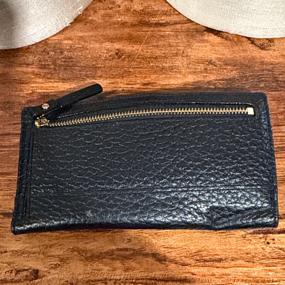 Kate Spade Textured Black Wallet - Picture 2 of 5